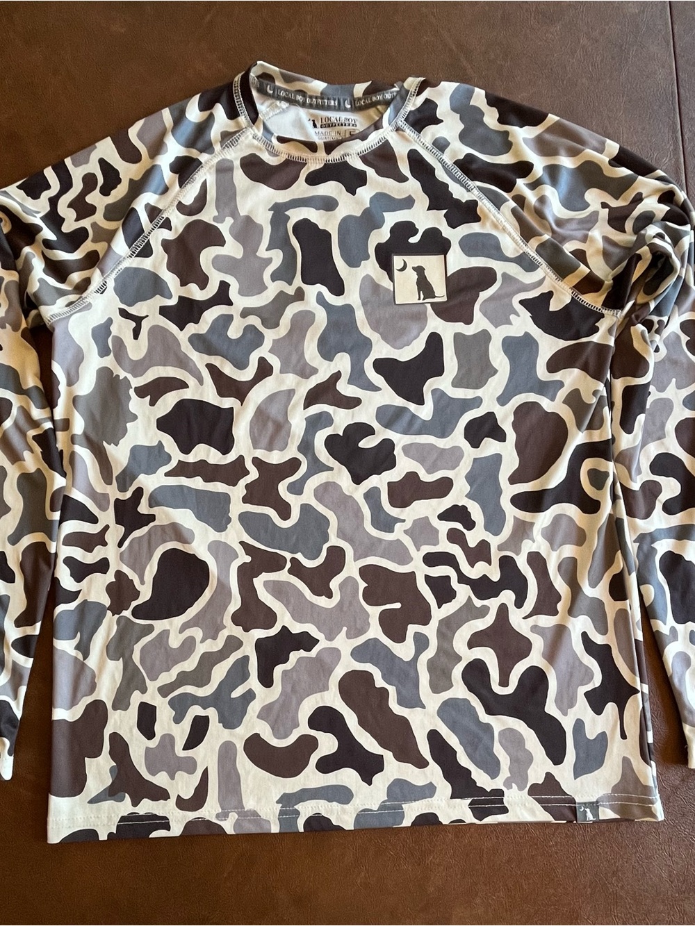 Men’s S Camo Long Sleeve T